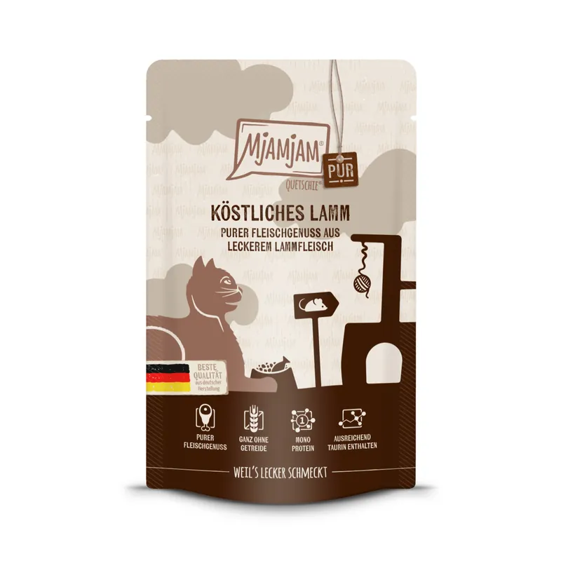 Rabatt MJAMJAM Quetschies Lamm pur 125 g